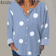 Women Print Blouse - EX-STOCK CANADA