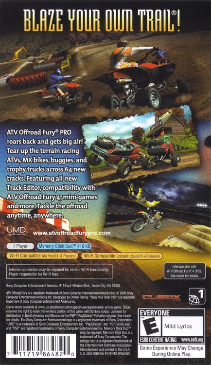 ATV Offroad Fury Pro 