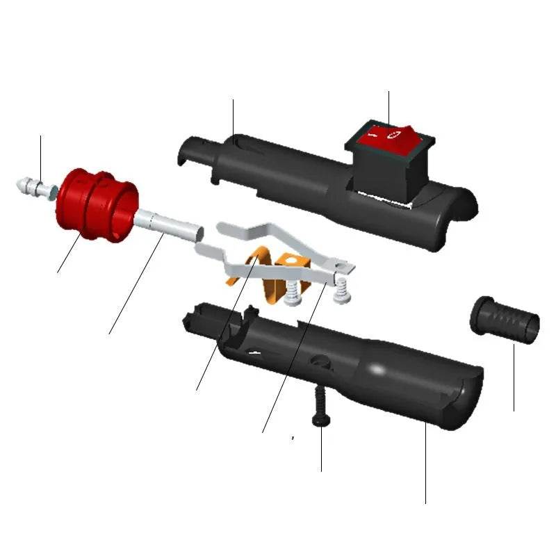 Pure Copper High Power 5A European Red Headband Car Cigarette Lighter - EX-STOCK Canada