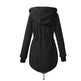 Women Work Hooded collar up Winter Jacket Woolen Lining - EX-STOCK Canada