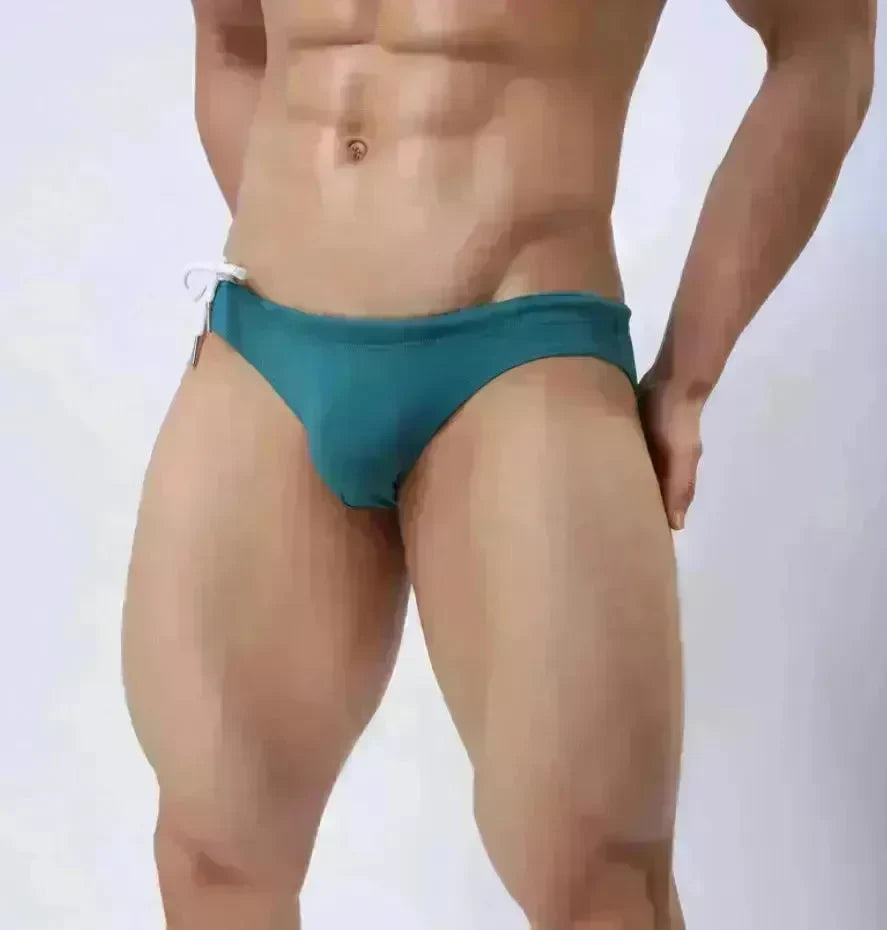 Spandex Swimming trunk briefs men panties underwear - EX-STOCK CANADA