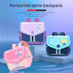 Kids' Lightweight Casual Backpack – Large Capacity School Bag for Boys & Girls (Purple & Light Blue)