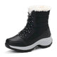 Winter Snow Boots Female High Ankle Waterproof Ladies Cotton Shoes Boots Plus Velvet Shoes - EX-STOCK Canada