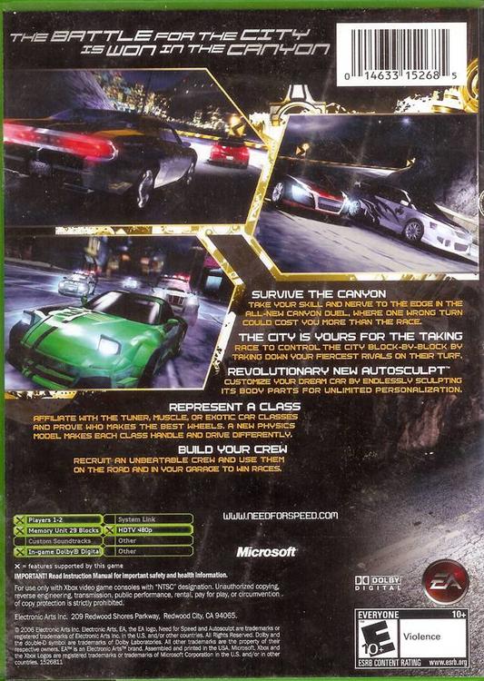 Need for Speed: Carbon 