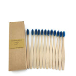 Eco friendly 12 Bamboo toothbrushes - EX-STOCK Canada