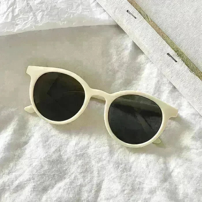 Unisex sunglasses round frame Glass UV400 - EX-STOCK CANADA