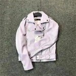 Women Fashion Leather Long sleeve Jacket - EX-STOCK CANADA