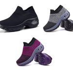 Casual Fashionable Socks Mesh Sneakers No tie sneakers women EX-STOCK