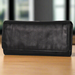 Cartera de cuero tipo clutch para mujer de METEX-STOCK Canada 