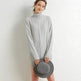 Oversize Knitted Mini turtleneck sweater dress Tunic sweater - EX-STOCK Canada