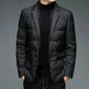 Winter Men's Suit Detachable Scarf Collar Casual Down Jacket - EX-STOCK Canada