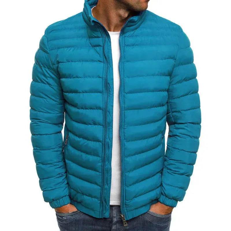 Autumn Winter Windproof Long Puffer Jackets for Men Cotton Padded - EX-STOCK Canada