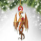 Dinosaur Dragon Egg Christmas Decorations Pendant Acrylic - EX-STOCK CANADA