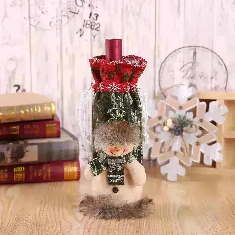 Christmas Decorations Christmas Wine Bottle Socks - EX-STOCK CANADA