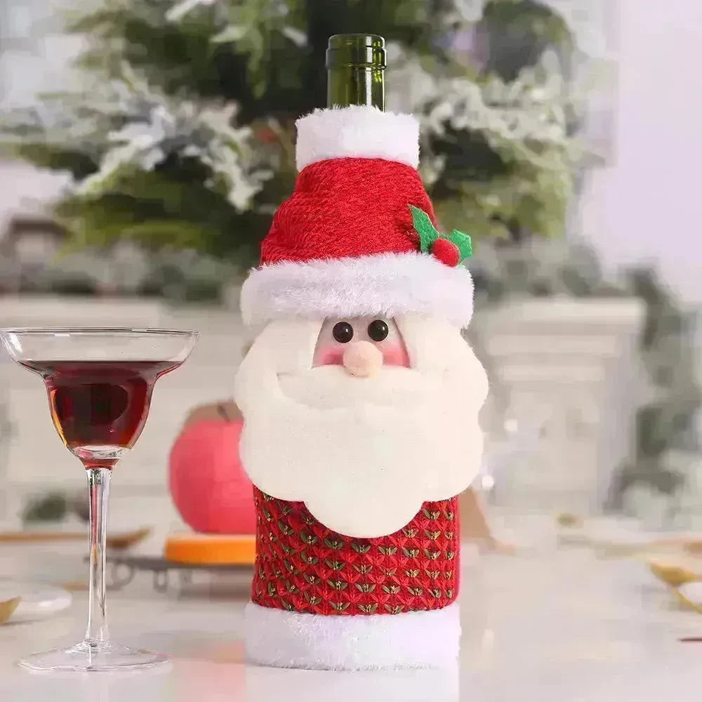 Christmas Decorations Christmas Wine Bottle Socks - EX-STOCK CANADA