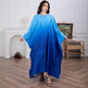 Robe Bat en Satin Doux pour Femme Musulmane Grande Taille - EX-STOCK Canada
