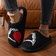 Love Black Hand Home Thickened Cotton Slippers - EX-STOCK Canada