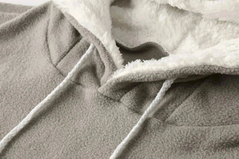 Women Embroidery Big Pocket Hoodie Pullovers Fall Winter Sweatshirt - EX-STOCK CANADA