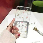 Dried flower epoxy silicone phone case - EX-STOCK CANADA