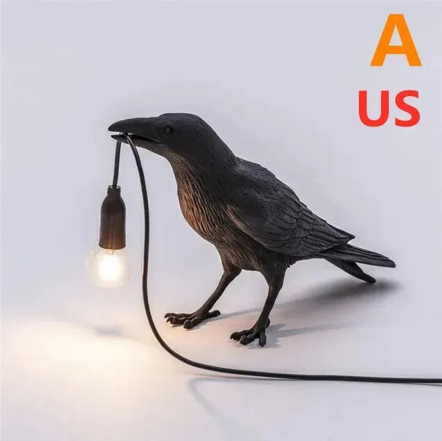 Creative Auspicious Bird Resin Wall Lamp Decoration - EX-STOCK CANADA