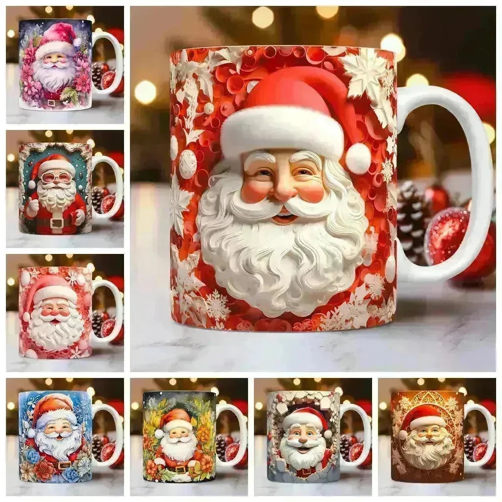 Creative 3D Christmas Ceramics Mug Christmas gift - EX-STOCK CANADA