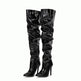 Knee High Long Boots Women Fashion Super High Heel Party Shoes - EX-STOCK Canada
