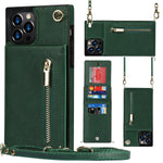 Samsung leather Crossbody Phone Case Card Holder Wallet leather case - EX-STOCK CANADA