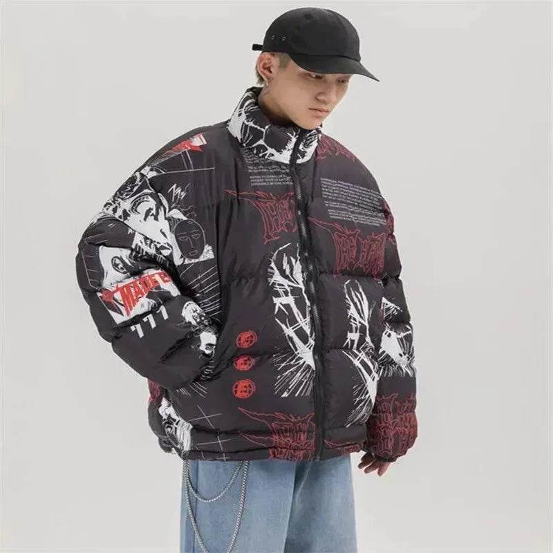 Mens puffer coat Winter pocket jacket hooded puffer jacket - EX-STOCK Canada
