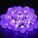 Crystal solar power of the led lamp string lights christmas lights solar garden outdoor decoration for christmas - EX-STOCK CANADA