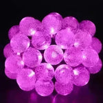 Crystal solar power of the led lamp string lights christmas lights solar garden outdoor decoration for christmas - EX-STOCK CANADA