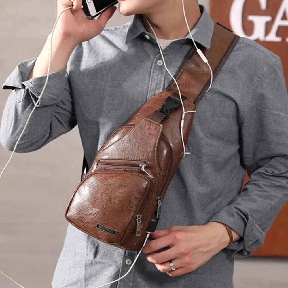 Waterproof casual one-shoulder Cross shoulder messenger bag - EX-STOCK CANADA