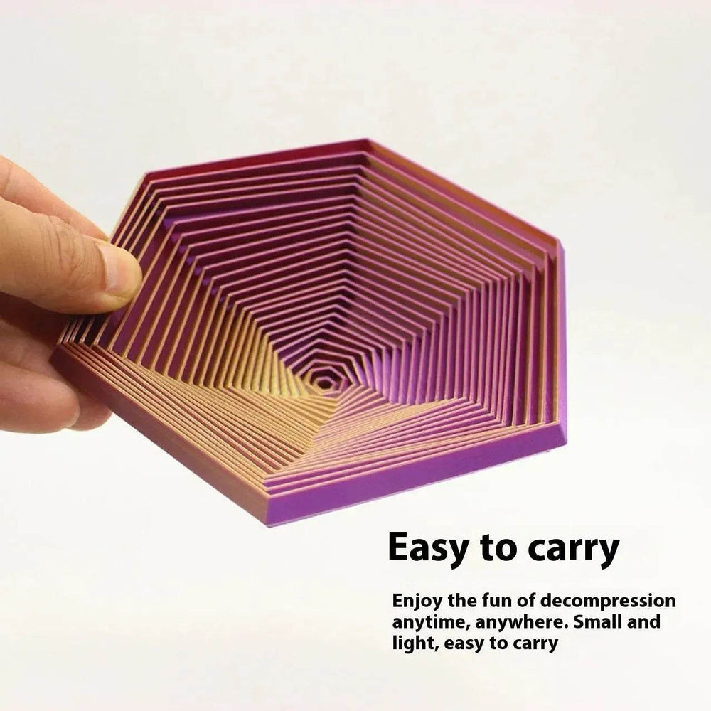 Hexagon Fidget Toy 3D Printing Toy - EX-STOCK Canada