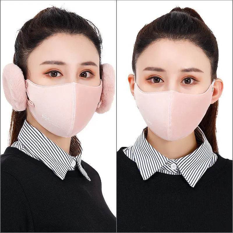 Winter detachable two-in-one warm mask earmuffs - EX-STOCK Canada