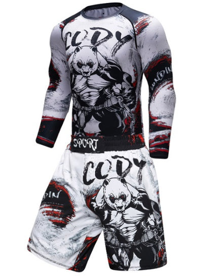 MMA Work Out Compression Rashguard T shirt Men VS PK Exercise 3D Fitness Tights Bodybuild Cross fit Rash Guard 