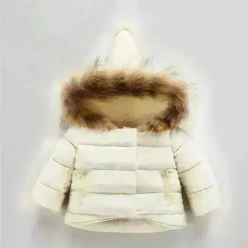 New born Baby Hooded Winter Jacket toddler winter coat Baby parka coat 5t winter Faux fur  jacket - EX-STOCK CANADA