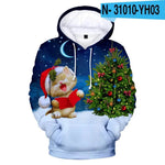 New Funny Christmas Printed Hoodie sweatshirt - EX-STOCK Canada