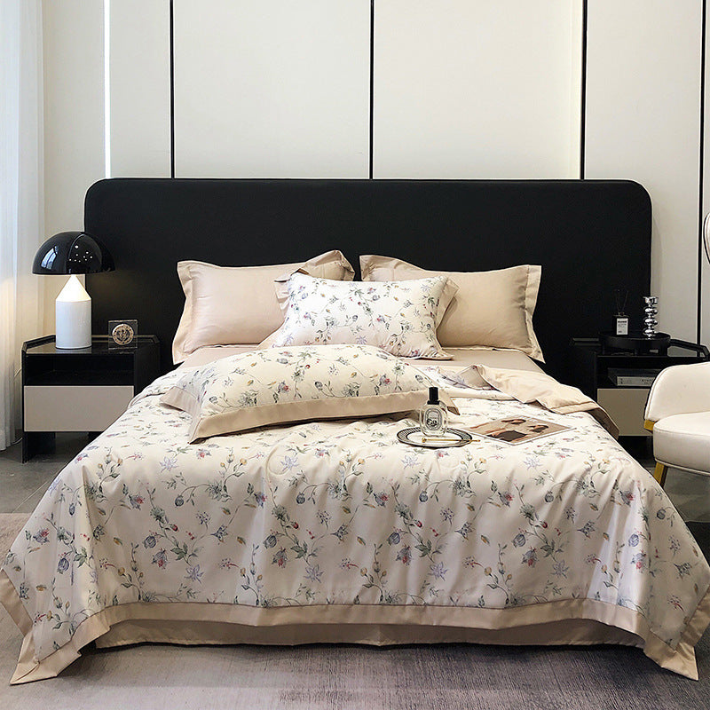 Tencel Summer Duvet Four-piece Washed Silk EX-STOCK Canada 