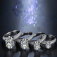 Six-claw paved with diamond luxury ring EX-STOCK Canada 