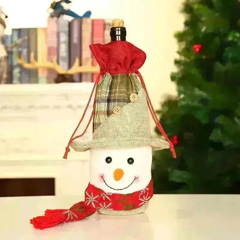 Christmas Decorations Christmas Wine Bottle Socks - EX-STOCK CANADA