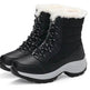 Winter Snow Boots Female High Ankle Waterproof Ladies Cotton Shoes Boots Plus Velvet Shoes - EX-STOCK Canada
