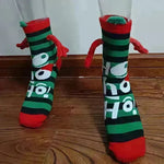 Christmas Stockings Autumn Winter Cotton Magnet Lodestone Hand Tube Socks - EX-STOCK CANADA