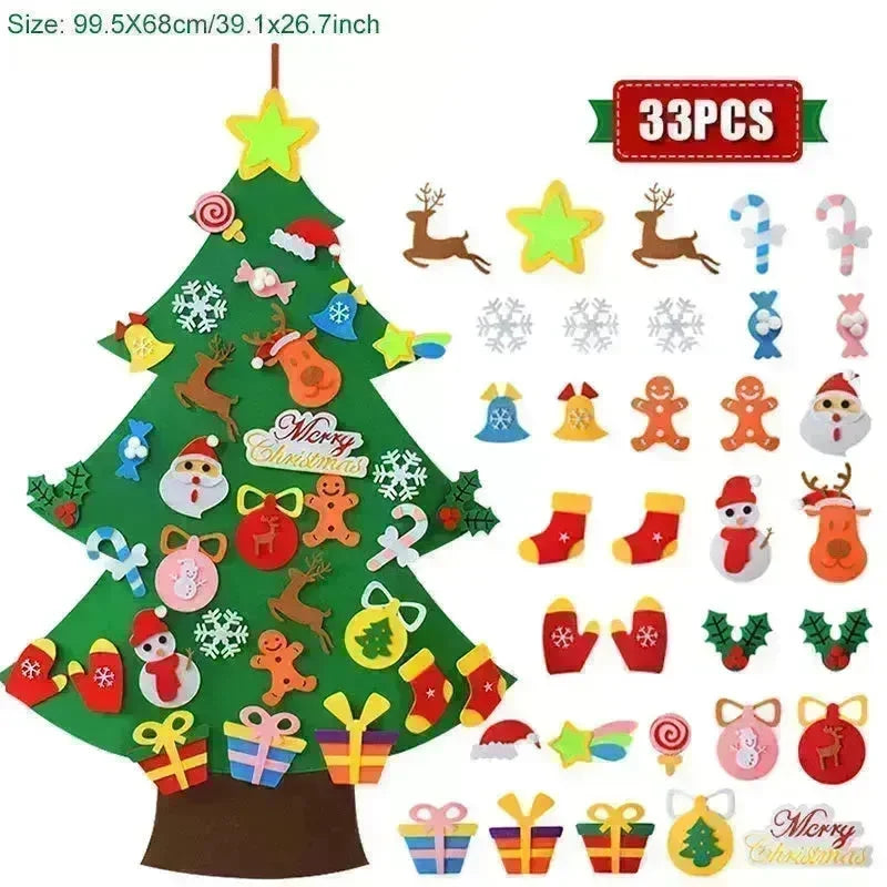 DIY Felt Christmas Tree Ornaments For Kids - EX-STOCK CANADA