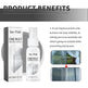 Jue-Fish Reflective Mirror Spray — Anti-Fog Glass Cleaner for Car Mirrors & Bathroom Glass (30ml)