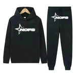 2 pcs Gothic Punk Rock Streetwear Hoodie Outfit set Unisex - EX-STOCK CANADA
