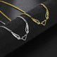Hollow Heart Angel Wing Necklace - EX-STOCK CANADA