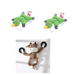 Pet Toy Donkey Shape Corduroy Chew Toy For Dogs Puppy Squeaker Squeaky Plush Bone Molar Dog Toy Pet Training Dog EX-STOCK Canada 