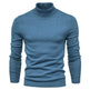 Men's Plain Slim Pullover Polo Sweatshirt Turtleneck Sweater Winter Casual Tops Men - EX-STOCK Canada