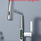 Intelligent Digital Display Faucet Pull-out Basin Faucet Temperature Digital Display Rotation EX-STOCK Canada 