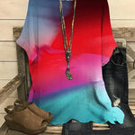 Summer Loose blouse Round Neck Short Sleeve Cotton And Linen Top For Women - EX-STOCK CANADA