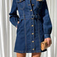 Fashion Casual Button Denim Dress Women - EX-STOCK Canada